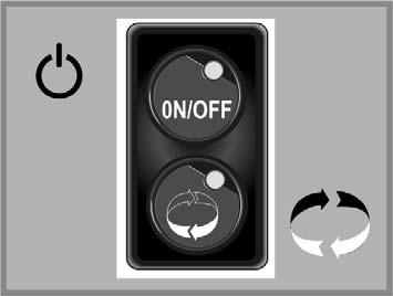 4 DRIFT 4.1 KONTROLLPANEL 1. ON/OFF När lampan är grå, tryck in ON/OFF-knappen för att starta maskinen: lampan blir grön.