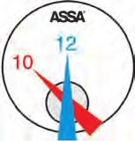 Utvecklat profilsortiment Specialdesignad sidkodsfunktion ASSAs cylindersortiment ASSA har ett brett cylindersortiment och de olika cylinderformerna kan kombineras.