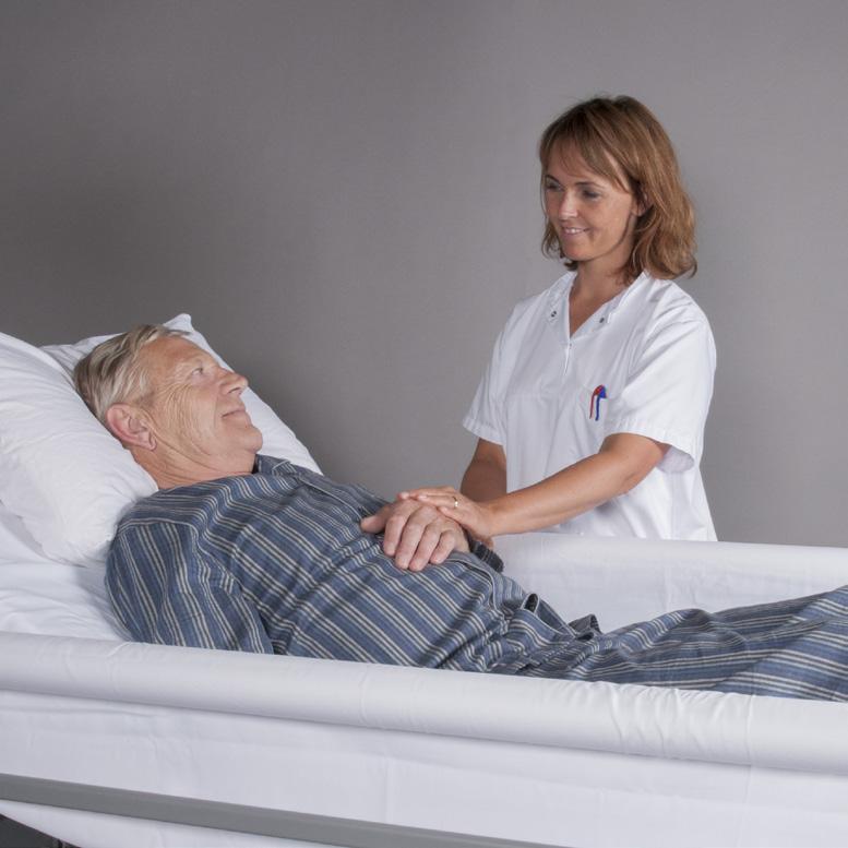 MÅLGRUPP Sängliggande brukare med små fysiska och/eller kognitiva resurser samt palliativa patienter Patienter/brukare som tar emot vård, påklädning, hygien osv.
