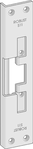 Trä, stål eller aluminiumkarmar Modell Bredd, mm Plös, mm Vinkel, mm Längd, mm S5 25 5-180 S7 37 17-180 S10 35 1,5 10,5 180 S11 35 1 10 180 Stålprofil Modell Bredd, mm Plös, mm Vinkel, mm Längd, mm