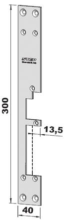 A = Vänster och B = Höger Modell Bredd, mm Plös, mm Vinkel, mm Längd, mm ST283-A/B 0 13,5-300 ST28-A/B 0 15 27 300 ST285-A/B 0 13,5-300 ST286-A/B 0 15