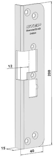 Monteringsstolpar till Step 0 Preload För enkel- och dubbelfallås i Connect / Modul serien ST002-13/15/17 För trä- eller metallkarmar. ST003-12/15 För trä- eller metallkarmar.