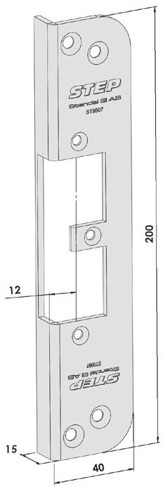 stål 1 st 1025972 Monteringsstolpe Step ST9501-V Rostfritt stål 1 st 1025973 Monteringsstolpe