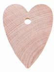 Med hål. 38692 HJÄRT 9 mm plywood. 150 x 125 mm.