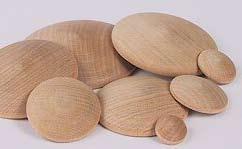 10 mm hål. 16 mm djupt. 30070-1004 70 mm diam. 10 mm hål. 16 mm djupt. 30090-1004 90 mm diam. 20 mm hål. 25 mm djupt. KULOR av björk utan hål 30015-1003 15 mm diam. 30018-1003 18 mm diam.
