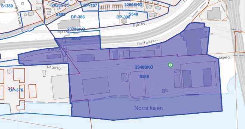 Dessa planer berörs från norr till söder av