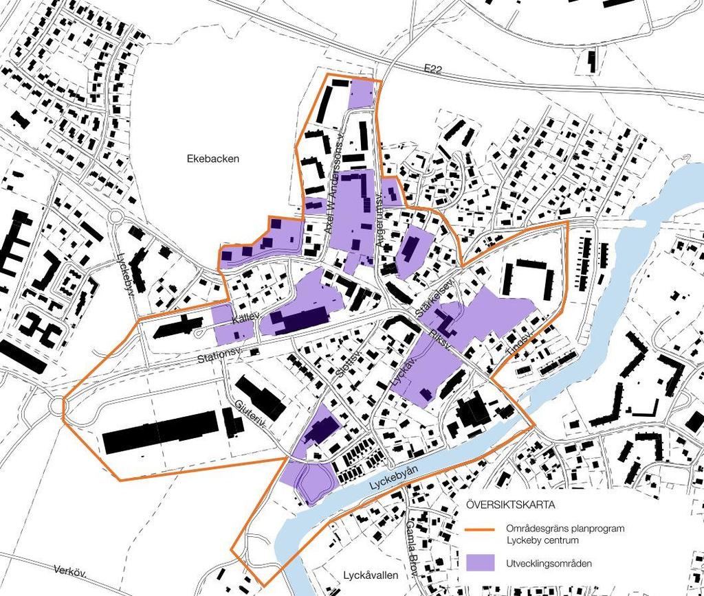 1 BAKGRUND Karlskrona kommun håller just nu på med arbetet att förtäta de centrala delarna av Lyckeby.