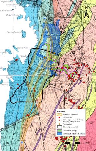 Källa: SGU Berggrundskarta 14 E Mora