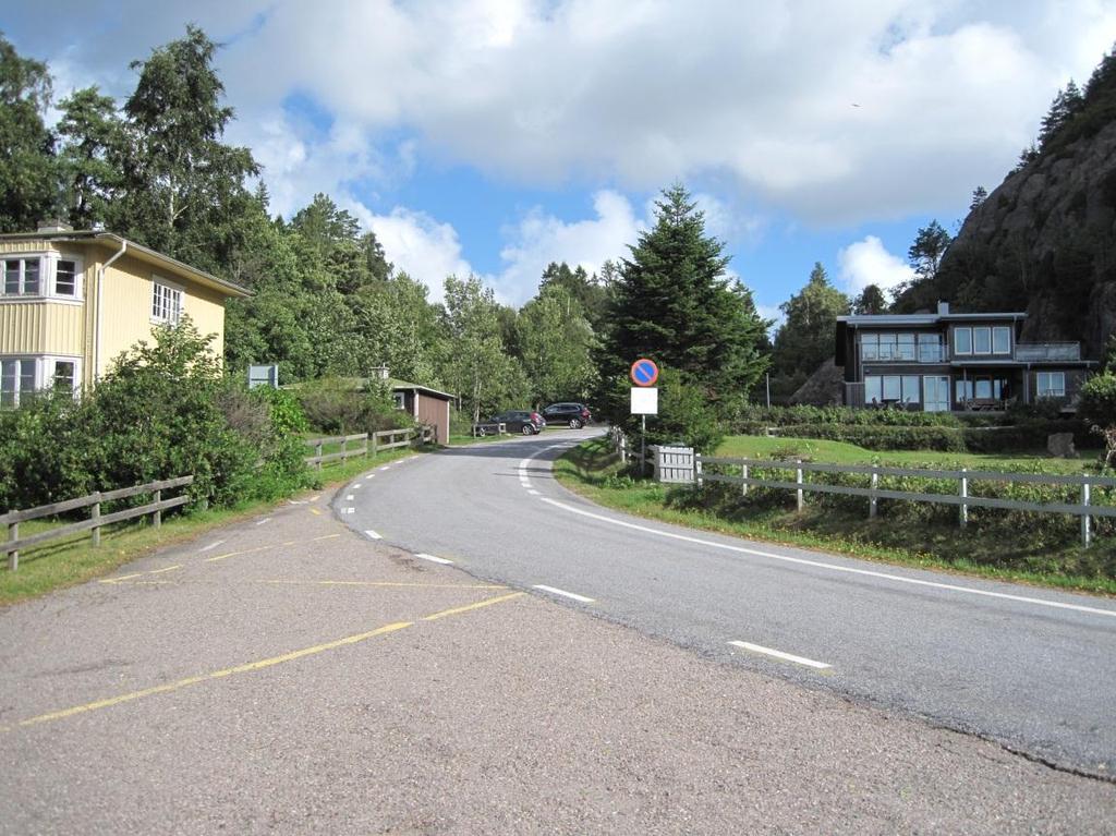 Bild 7 Gårviksvägen i sektion A-A, vy mot norr 7.