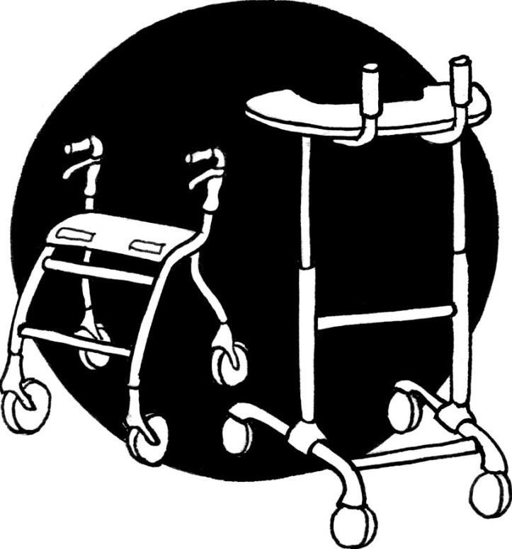 Rollator Rebel,smal rollator 6.