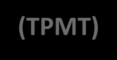 Thiopurine methyltransferase (TPMT) wt wt wt 90 % normal activity 10 %