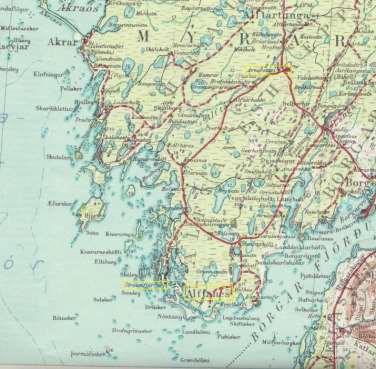 4.7 ÁLFTANESHREPPUR At the extreme end of the Álftanes headland lies the farm of Straumfjörður, an island reached by a tidal track across a sand spit.