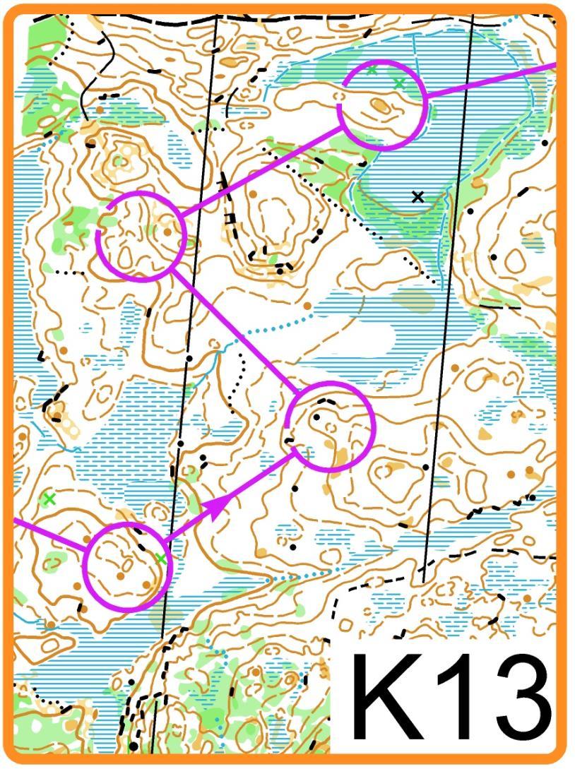 Orange nivå K 13.