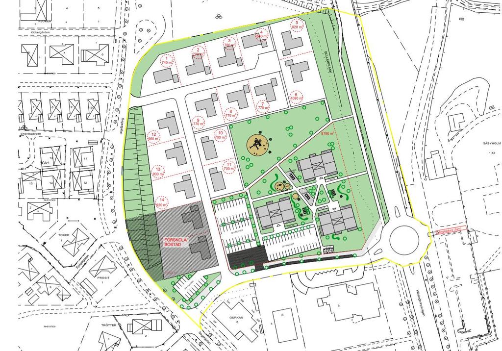 7 Fasadnivåer Tomaten Bullerriktvärdena i kapitel 3 avser i första hand bostadsbyggnader där ett ärende om detaljplan eller bygglov påbörjats före den 2 januari 2015.