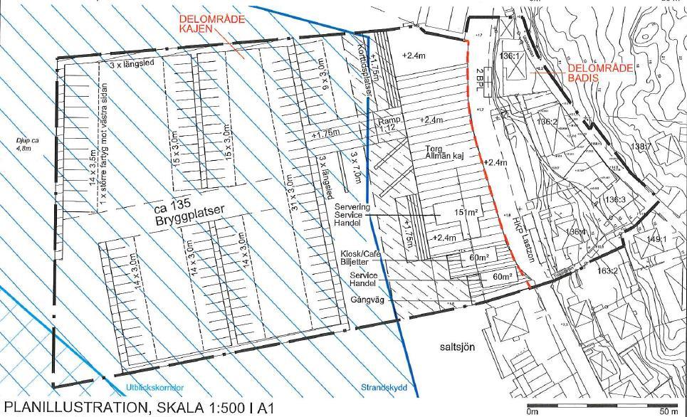 1 Bakgrund Tanums kommun har ett pågående planprojekt Detaljplan för Kajen & Badis i Fjällbacka Fastigheter Fjällbacka 163:1 m.fl.