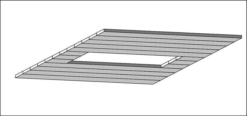 Monteringsanvisning ABC-TGC, TGCLD Bild 1: Håltagning tak i enlighet med storleken på takgenomföring, DxE + 20mm.