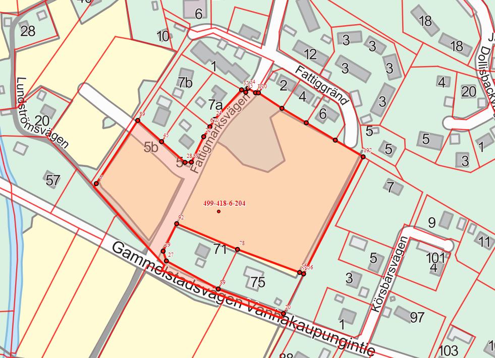 BILAGA AVTAL OM DETALJPLANERING, AVTALSOMRÅDE Korsholms kommun Centrumvägen 4