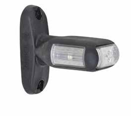 ERMAX BELYSNINGSSYSTEM ERMAX - LED positionslykta 12/24 V Artikelnummer Höger/Vänster Volt IP-klass Kabellängd (mm) Kontakt Typ 69.098.241.423 Höger 12/24V IP67 1500 Click-in Lång 45 69.098.221.