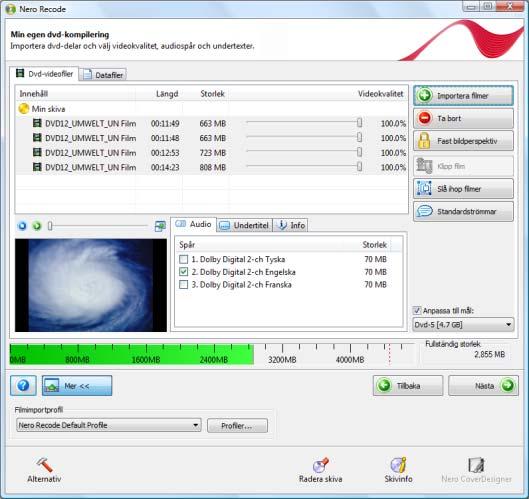Kompilera en DVD 6 Kompilera en DVD 6.