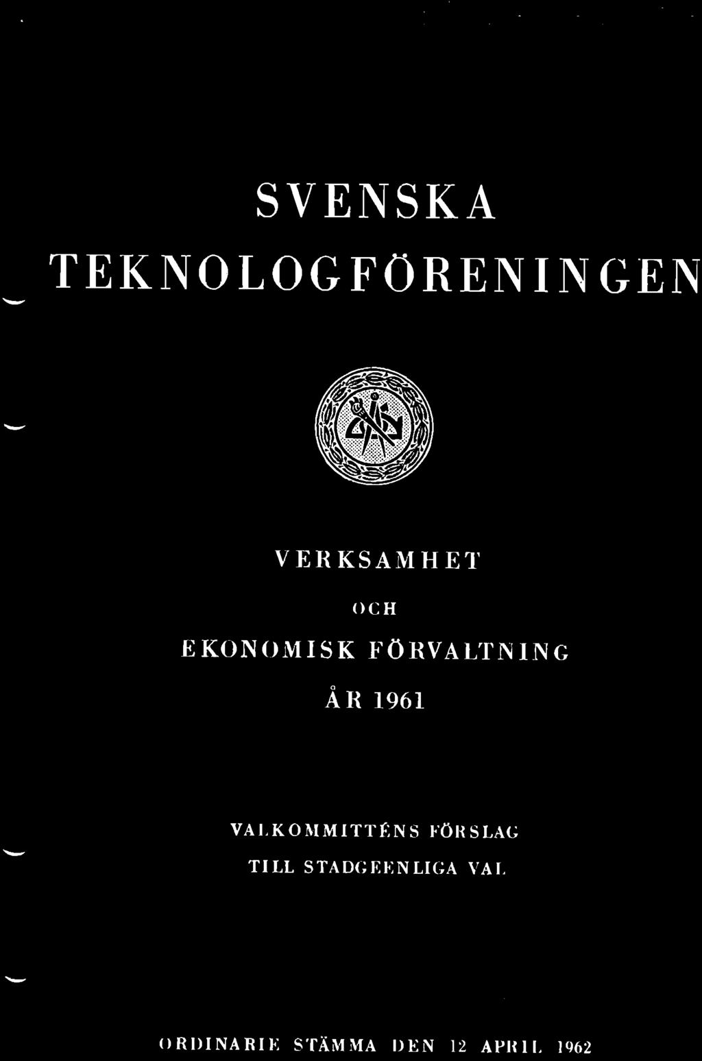 VALKOMMITTÉNS FÖRSLAG