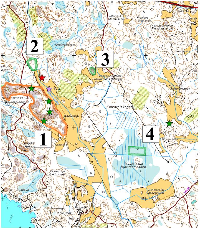 FCG DESIGN OCH PLANERING AB Planbeskrivning, utkast 10 (49) Naturaområden samt Tysfjärdens naturskyddsområde (YSA055630).