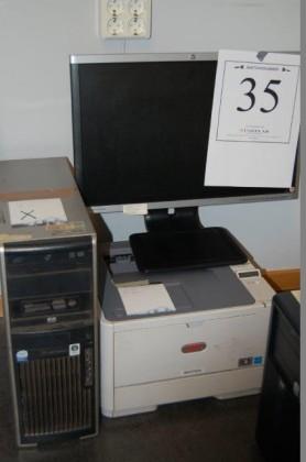 HP dator, XW4600, Skrivare OKI B411dn, 22