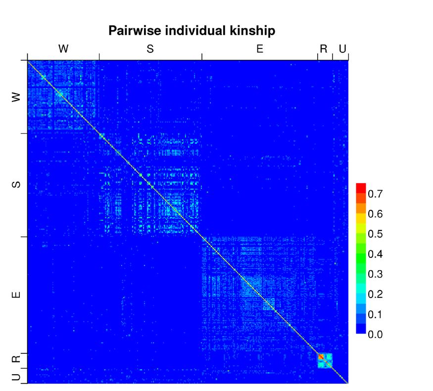 Managing co-ancestry and inbreeding in genomic selection using genomic relationship matrix Harry Wu, Rodomiro Ortiz, Henrik Hallingbäck Pairwise individual genomic relationship matrix Aim: Explore