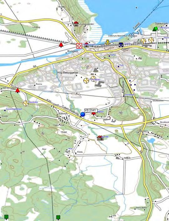 Bäckens bredd var mellan 2,30 och 5 m, vattendjupet var som mest 0,3 m och medeldjupet var 0,1 m. Vattennivån bedömdes som medelhög och vattenhastigheten var strömmande.