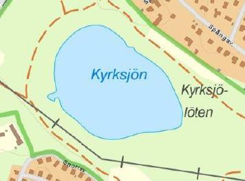 Kyrksjön Kyrksjön inventerades den 30 juli med sju transekter (Figur 10-11, Bilaga 1-3).