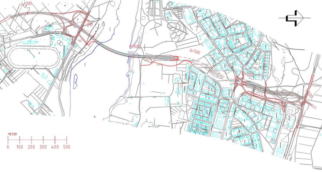 Fakta Tunnel ALT A. Avser Bro över Ume älv och tunnel ALT A Längd = ca 600 m. För tunnlar med längden större än 500 m ställs större krav på tunnelsäkerhet och avgasevakuering.