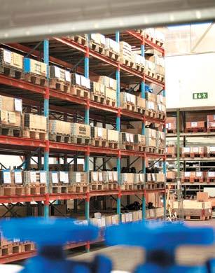 Snabba och säkra leveranser I ett 1 000 m 2 stort lager i Partille finns plats för både bredd och djup i sortimentet, vilket ger dig snabba leveranser.