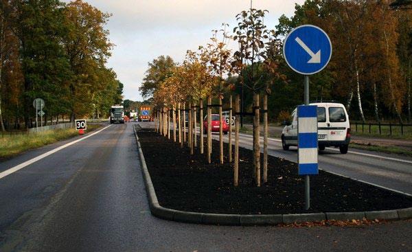 Tyngre fordon kan grensla busskudden helt och därmed minimeras obehaget av guppet för