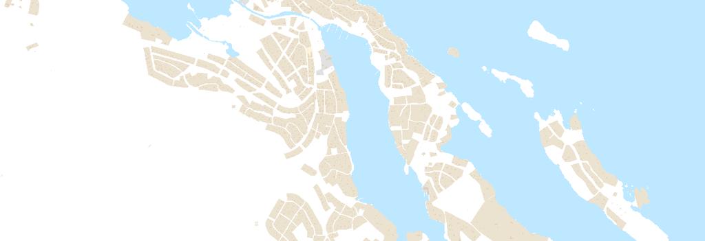 För att få gena cykelvägar innebär i huvudsak att nätet följer huvudnätet för biltrafik.