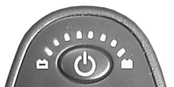 1.2 Batteriladdningsindikator Alla dioder lyser: Full räckvidd! Endast de gula och de röda dioderna lyser: Minskad räckvidd! Ladda batterierna före en längre körning!