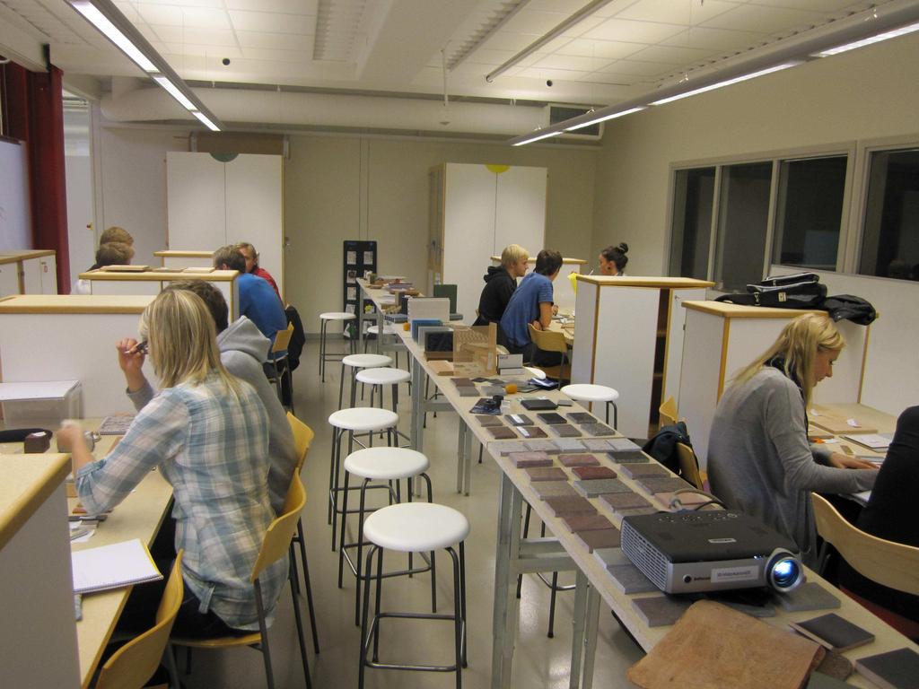 o Artikelnumrering av materialprover o En databas byggdes upp för att hålla ordning på våra egna materialprover och deras artikelnummer som vi valde.