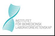Institutet för Biomedicinsk Laboratorievetenskap, IBL, 802400-9279 Östermalmsgatan 33 116 24 Stockholm Tel: 08-24 01 30 Epost: kansli@ibl-inst.