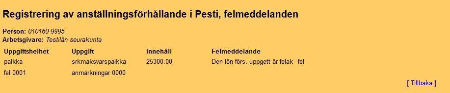 Om det finns fel eller anmärkningar, klicka på Visa felen.