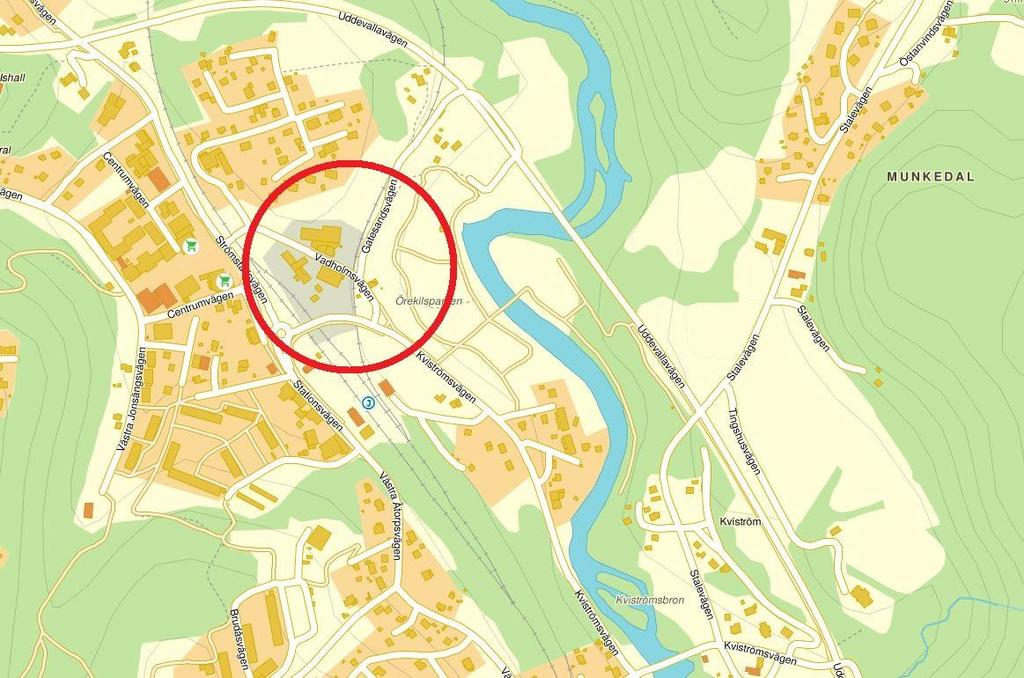 1 INLEDNING På uppdrag av Munkedals kommun Tekniska avdelningen har Tyréns AB utfört en geoteknisk utredning för upprättande av detaljplan för del av Vadholmen, Munkedal kommun.