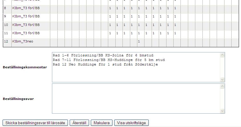 Det går att skriva ut sidan eller exportera