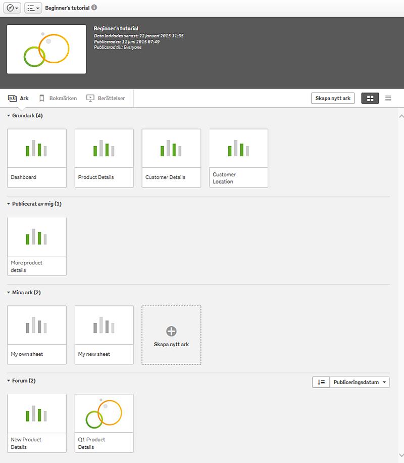 3 Publicering 3.2 Publicera ark och berättelser De privata ark och berättelser som du skapar och som ingår i en publicerad app kan publiceras.