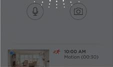 När anslutningen är klar ändras kamerans LED-lampa till lila sken och en ljudsignal hörs. Carrier 8:08 AM 00% Connect Scan code to connect camera NEXT.7-7.9 in Ansluta till WiFi Obs!