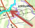 Översiktskarta Järle kvarn (pilmarkering). Källa: Lantmäteriet.
