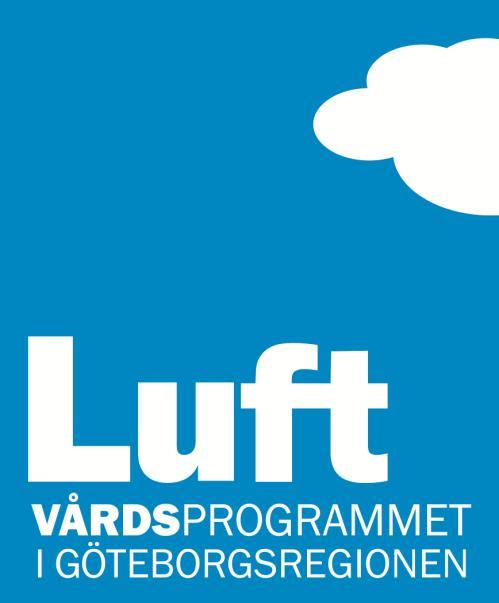 Ren regionluft 2015-2019 Program för samordnad kontroll Luftvårdsprogrammet i Göteborgsregionen