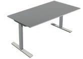 slag på 500 mm. Stativet är flexibelt i sidled mellan 1170-170 mm, och passar för bordsskiva 1600-000x100/800x600 mm.