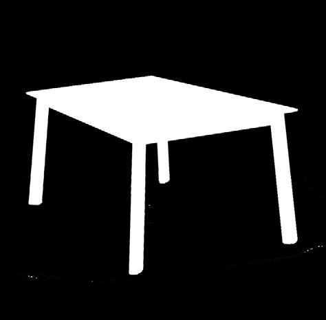 50 695170 Bord 1800x800x70 Svart/svart 9.