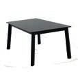 910 695160 Bord 100x800x70 Svart/svart 7.