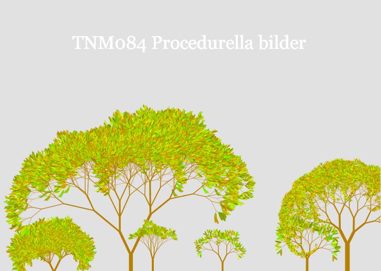 Generering av L-system fraktaler med Processing.