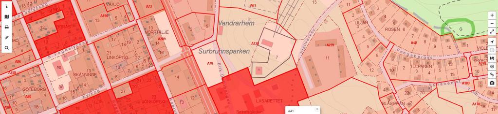 Planerad ombyggnad visas på situationsplan i Figur 1 och Figur 2.