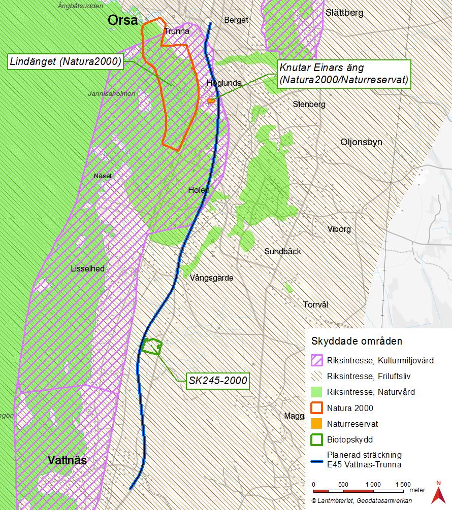 3.4.2. Natura 2000-områden Det finns områden som är värdefulla ur ett EU-perspektiv och benämns Natura 2000- områden.