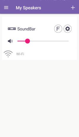13 Användning Inställningar Med appen LG Wi-Fi Speaker, kan du ställa in den anslutna högtalaren i din smarta enhet.